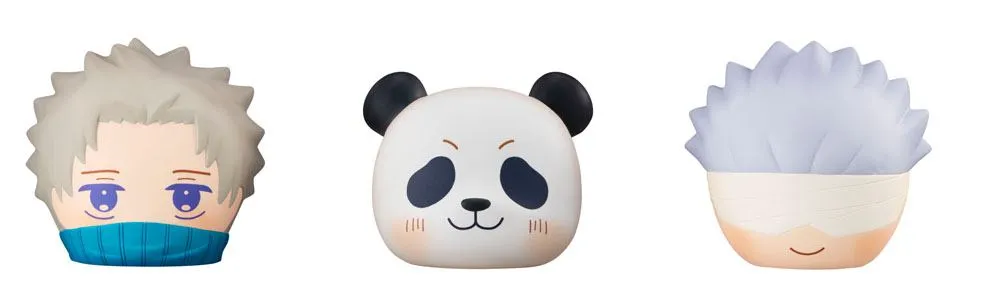 Jujutsu Kaisen Fluffy Squeeze Bread Anti-Stress Blind Box Figures 8 cm Movie Version - 1 Unidade Aleatória